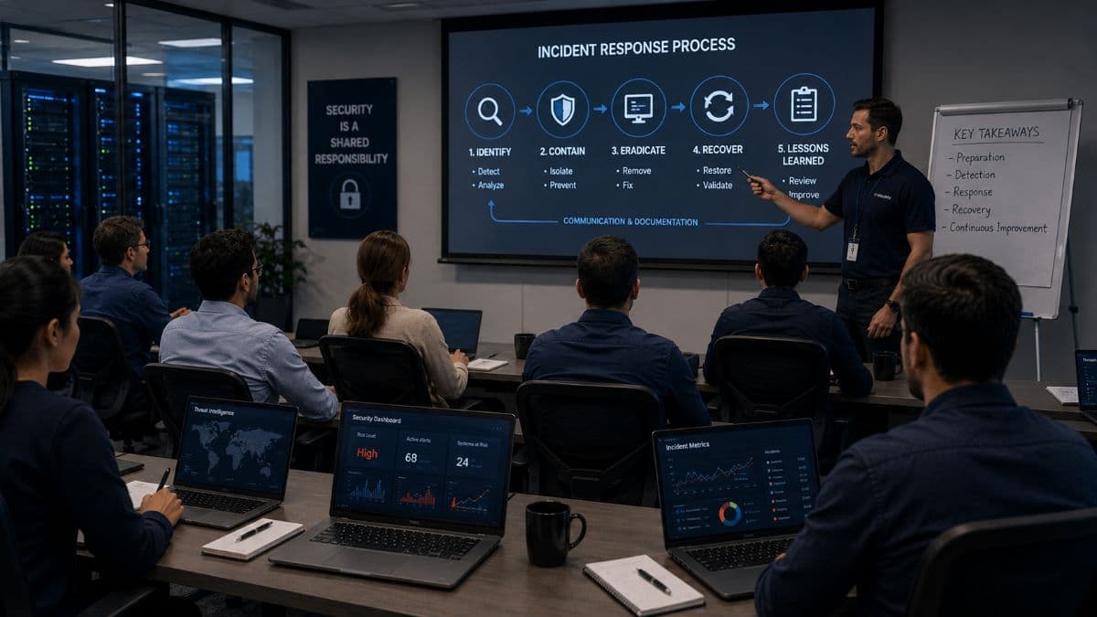 Internal and external IT teams cooperating