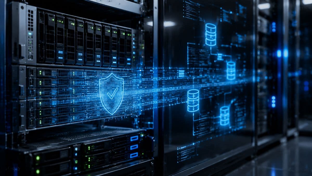 Secure financial database infrastructure with holograms