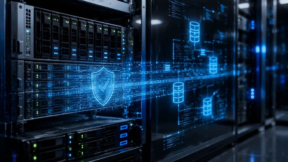 Secure financial database infrastructure with holograms