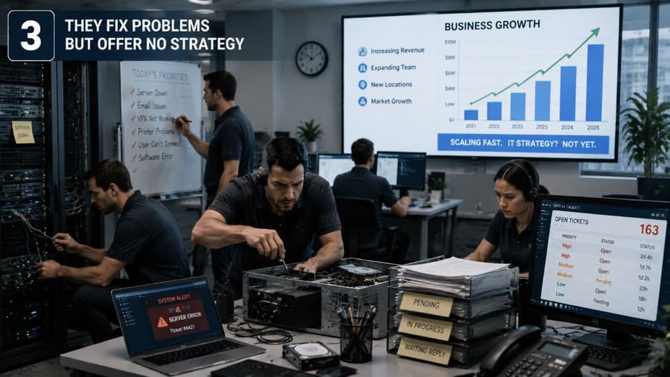 IT team fixes servers ignoring growth charts