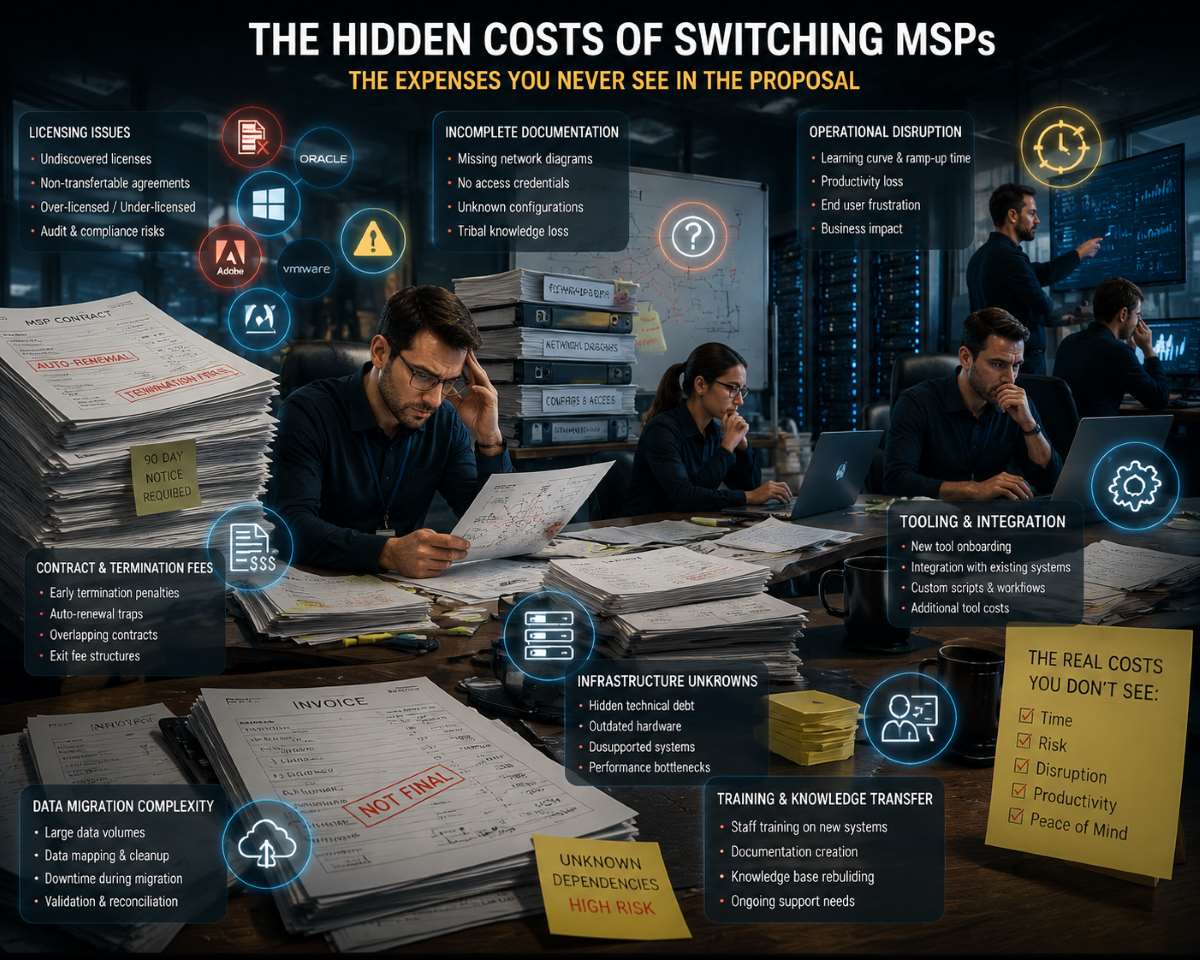 idden IT transition expenses visualized