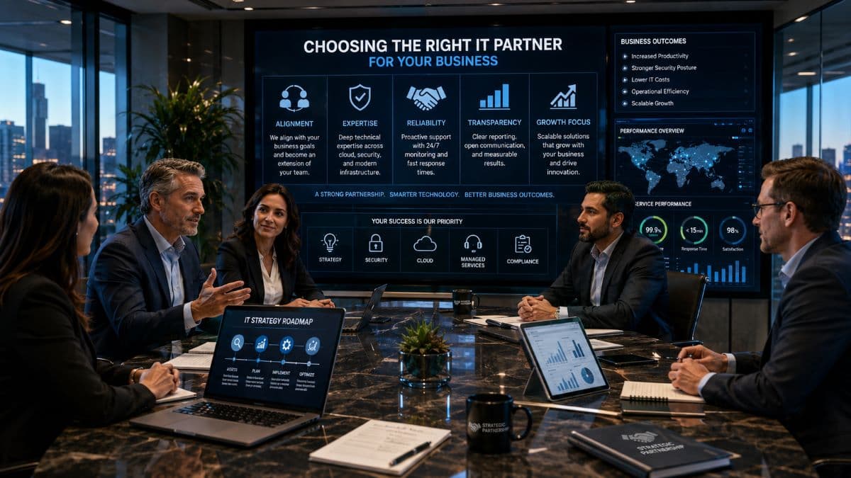 Choosing the right IT partner