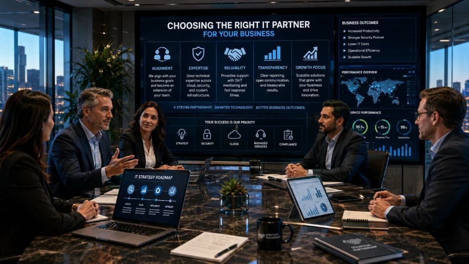 Choosing the right IT partner
