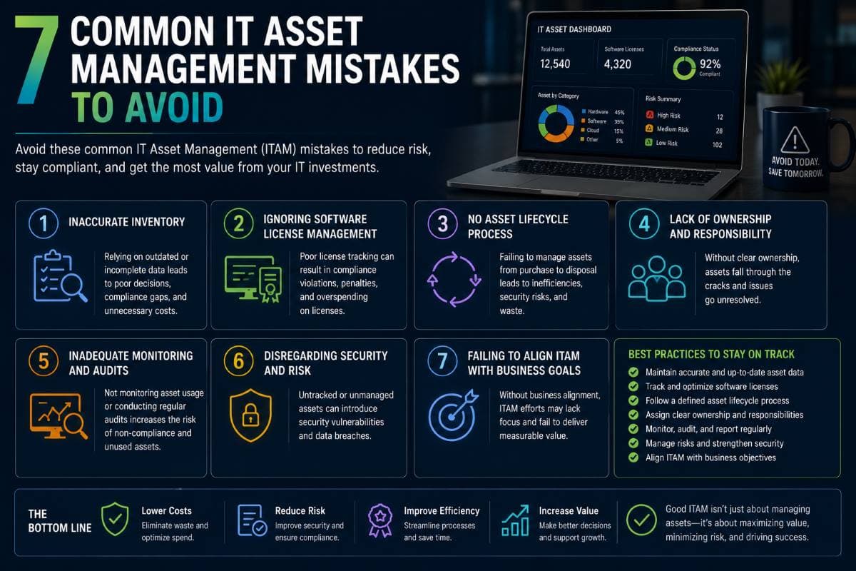 Common IT asset management mistakes