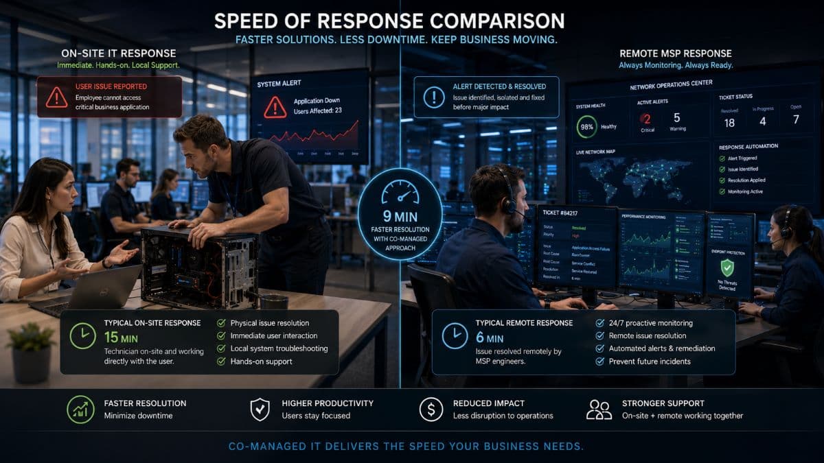 Enterprise IT support response