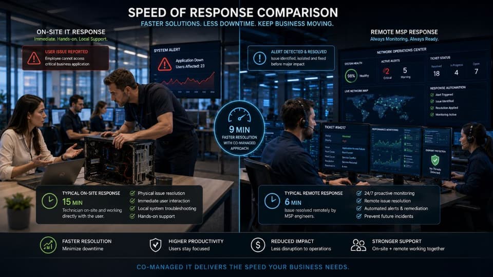 Enterprise IT support response