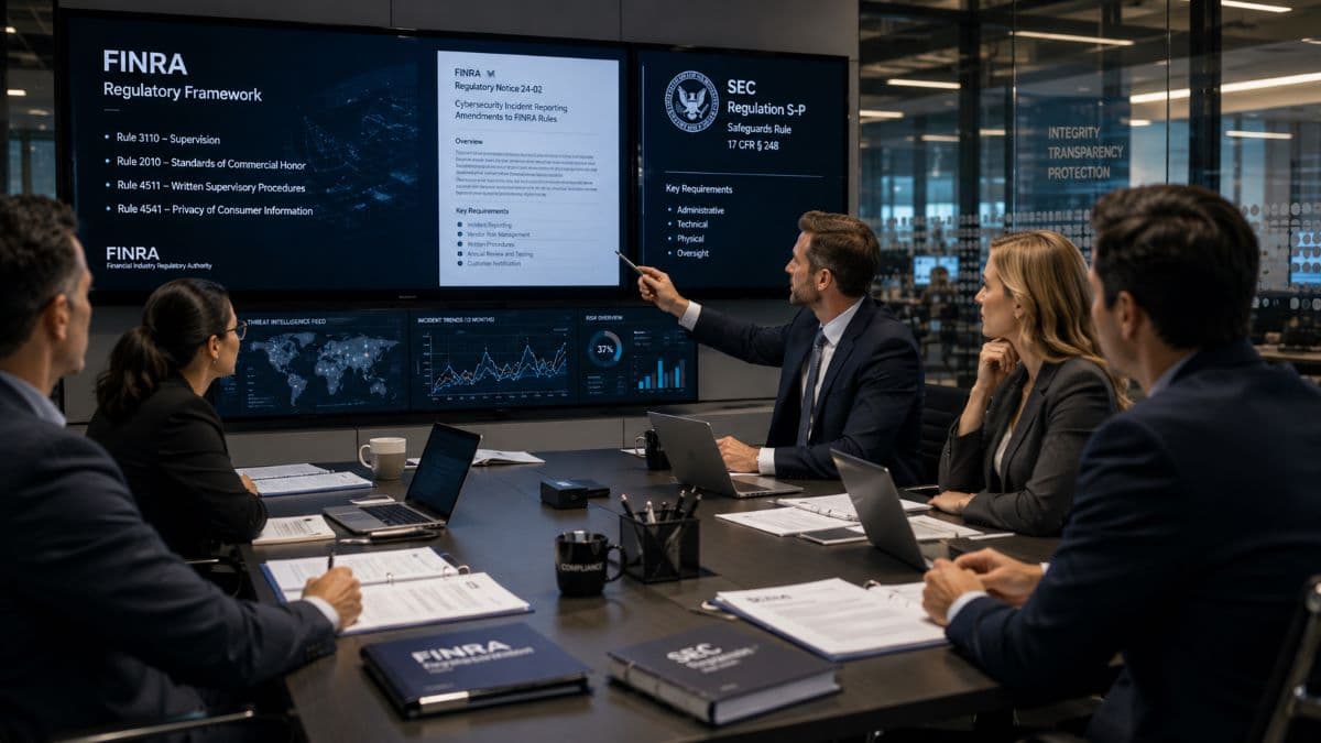 FINRA compliance cybersecurity meeting