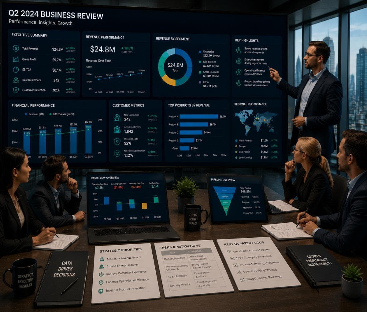 IT team onboarding new client