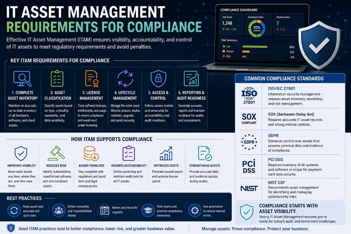 IT asset management compliance requirements