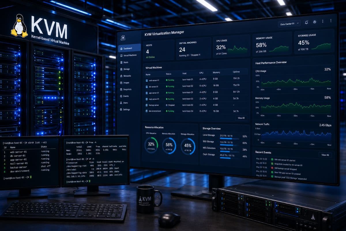 KVM virtualization environment
