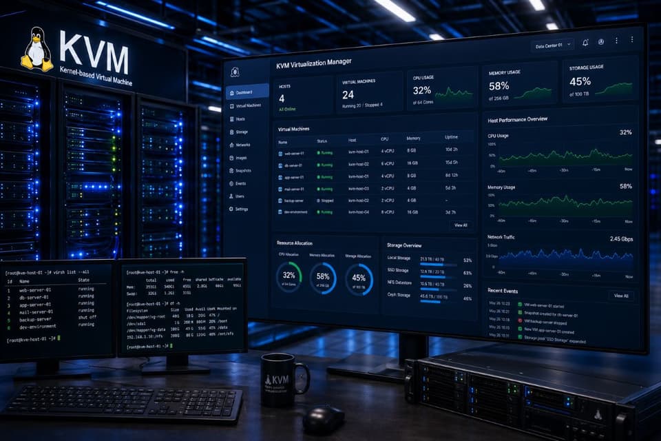 KVM virtualization environment