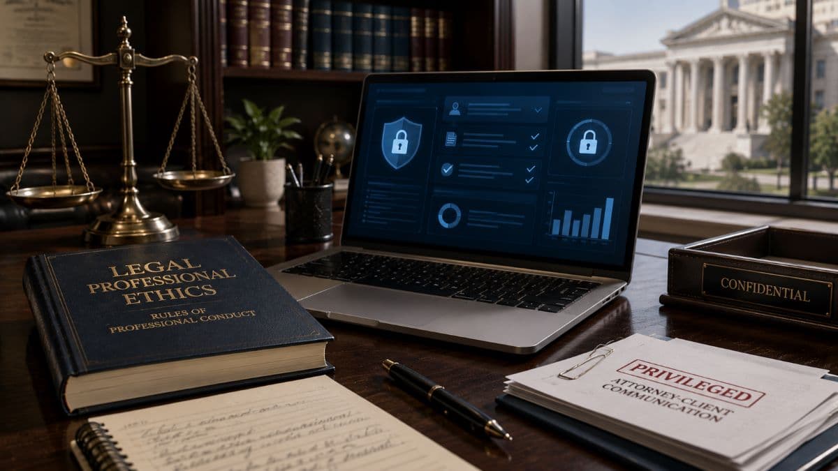 Legal ethics and client confidentiality compliance