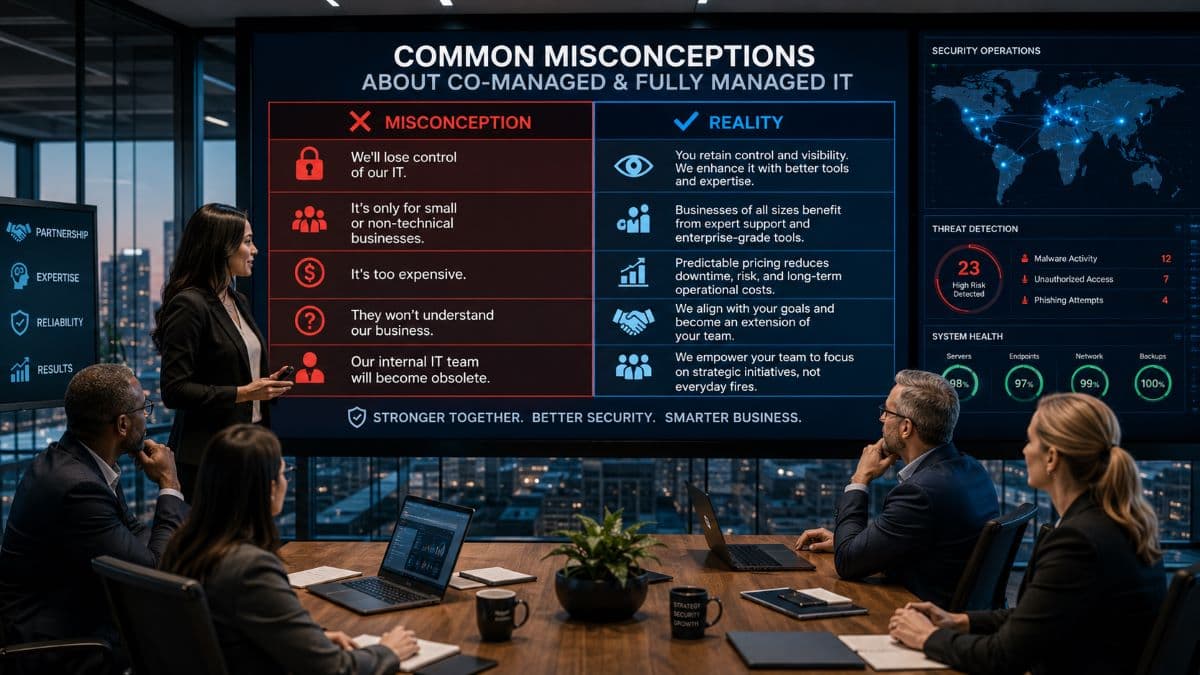 Managed IT misconceptions discussion