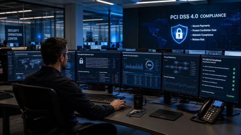 PCI DSS compliance security operations center