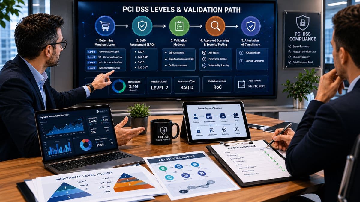 PCI DSS merchant validation process overview