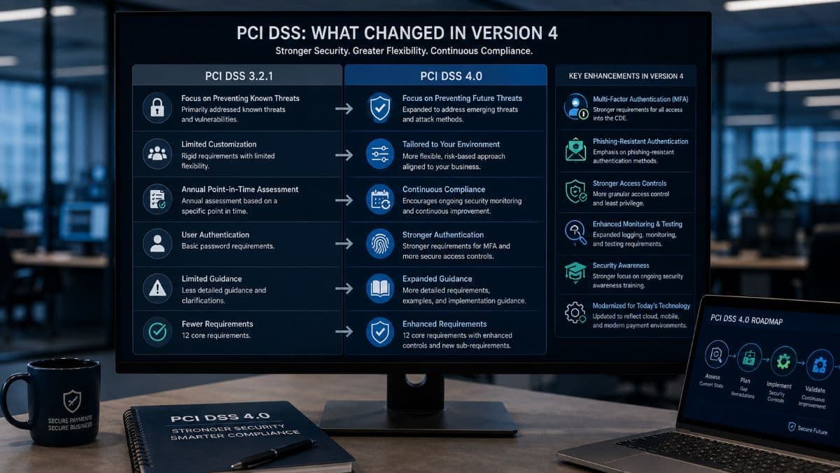 PCI DSS 4.0 security enhancements overview