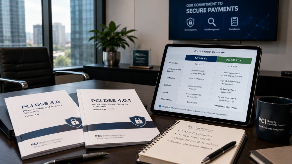 PCI DSS 4.0 and 4.0.1 comparison