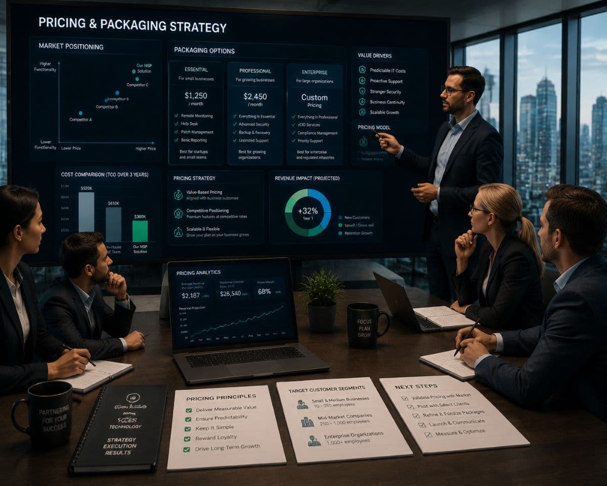 IT pricing models comparison displayed