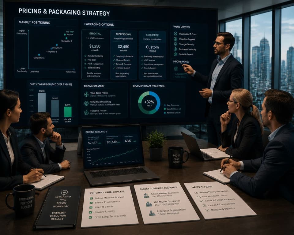 IT pricing models comparison displayed
