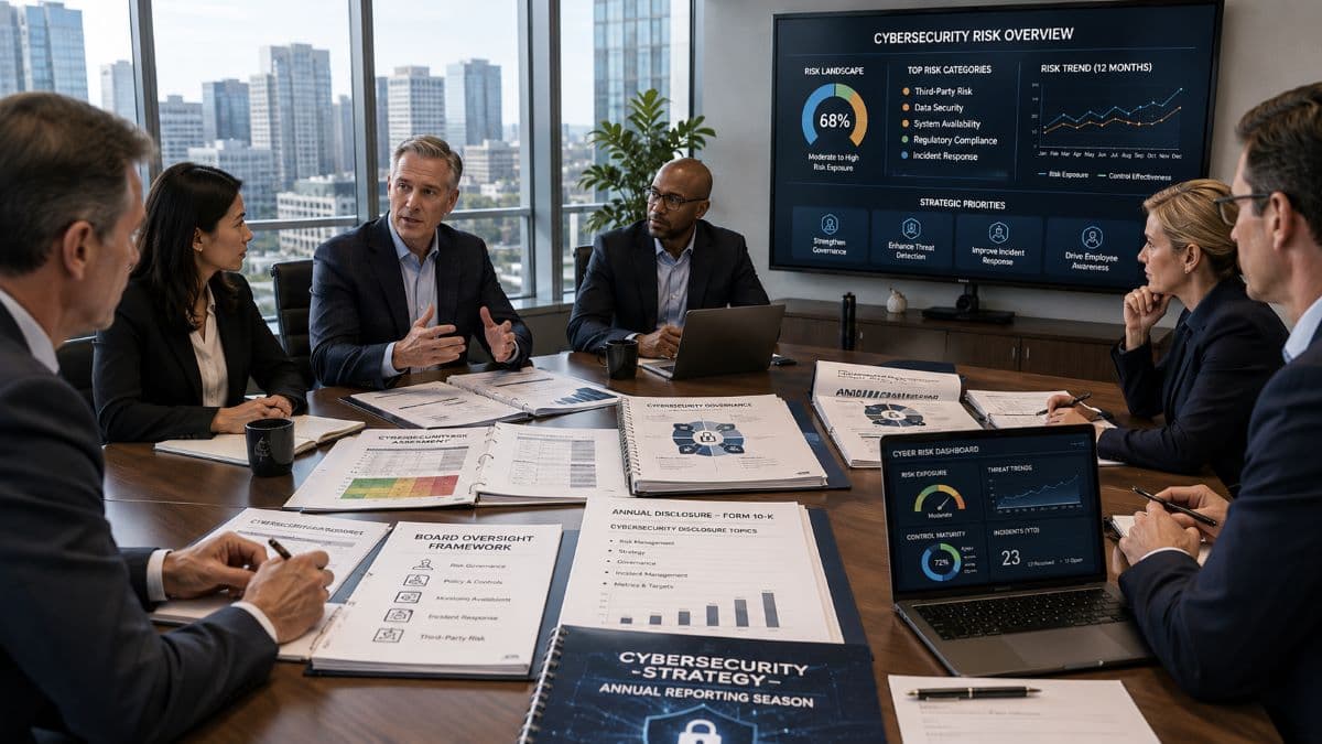 Public company cybersecurity compliance ecosystem network