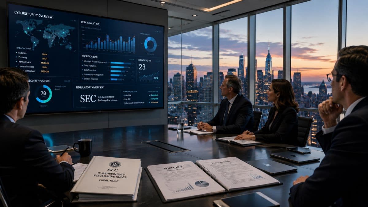 SEC cybersecurity compliance boardroom risk overview