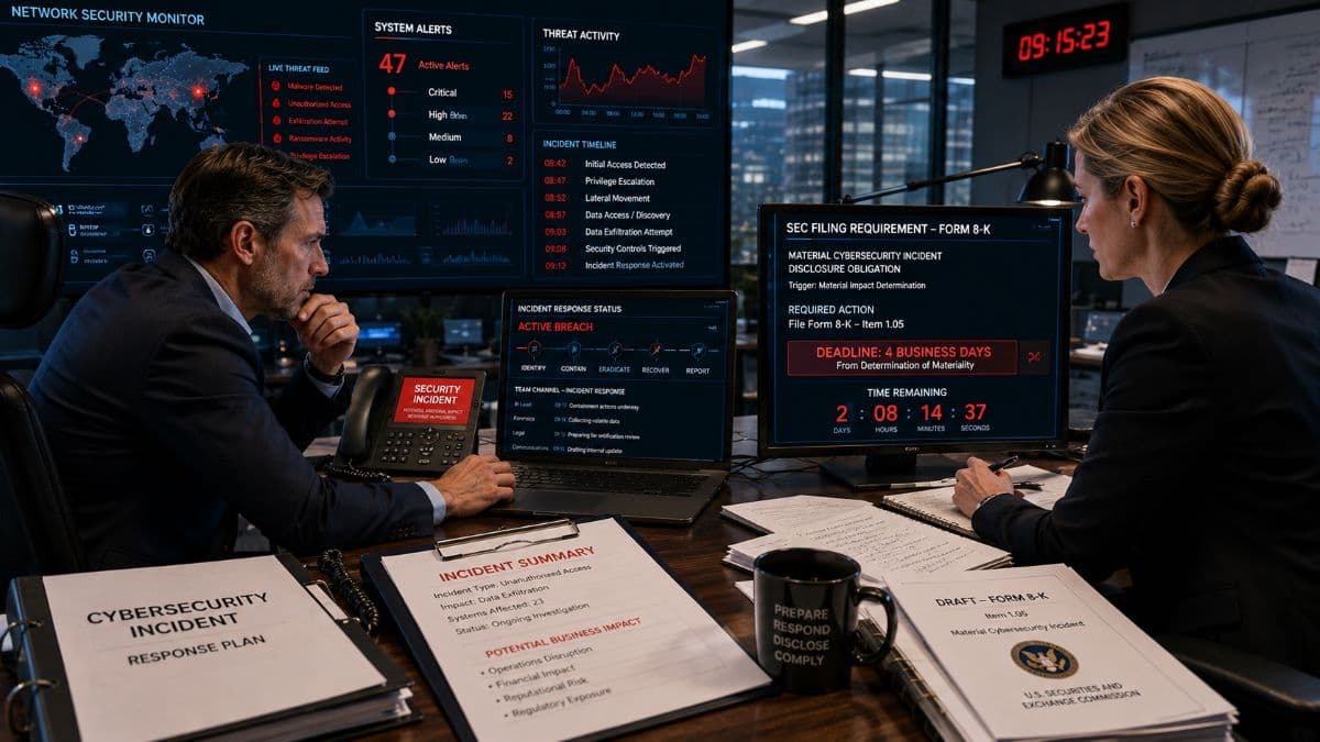 Board discussing annual cybersecurity reporting strategy