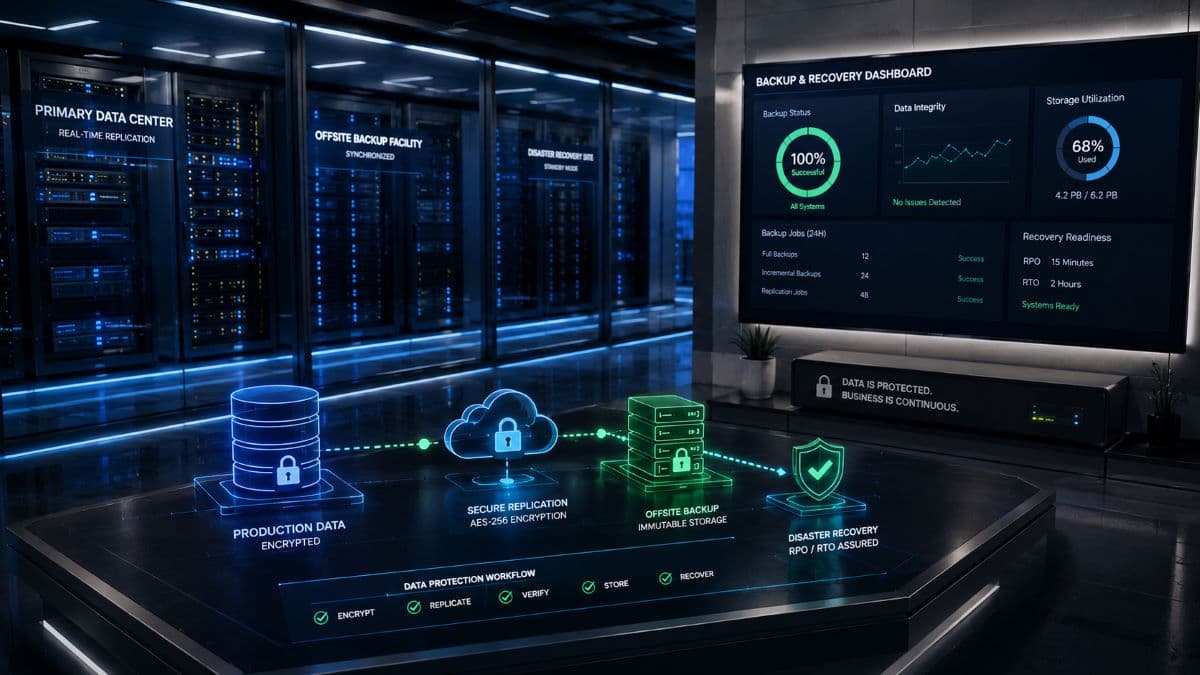 Secure disaster recovery infrastructure