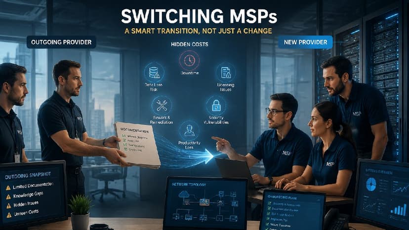 Switching MSPs, IT team handover