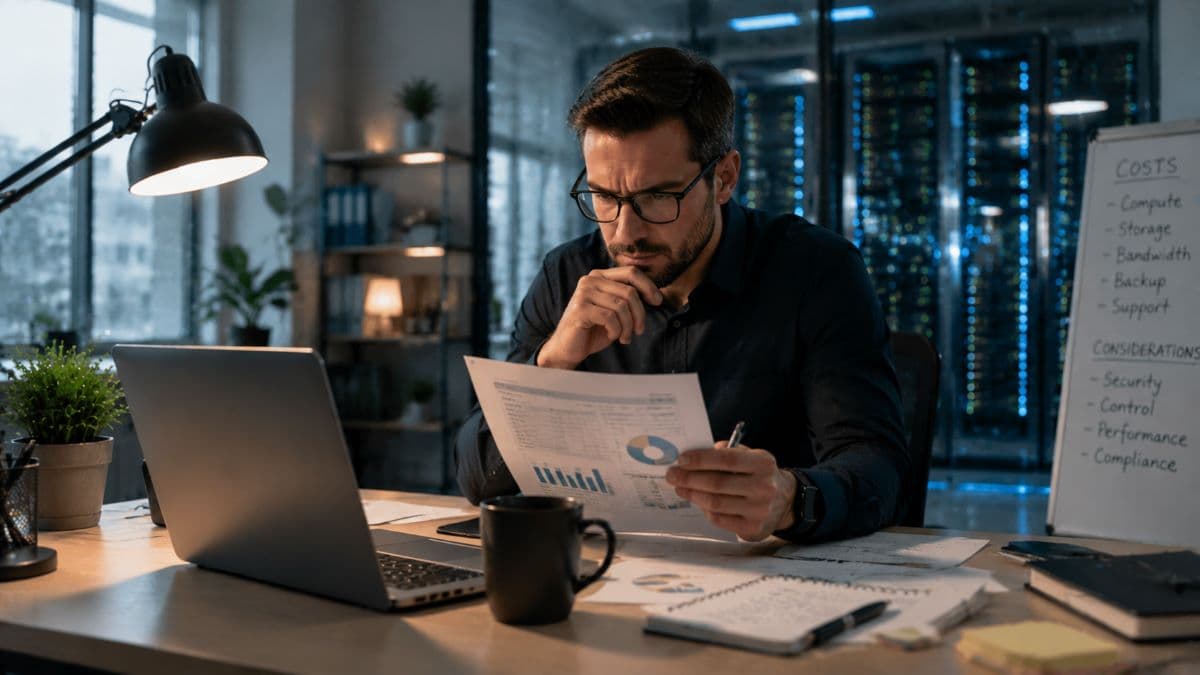 Cloud cost tradeoffs analysis business decision making