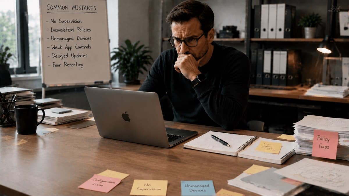 Company-owned versus personal devices