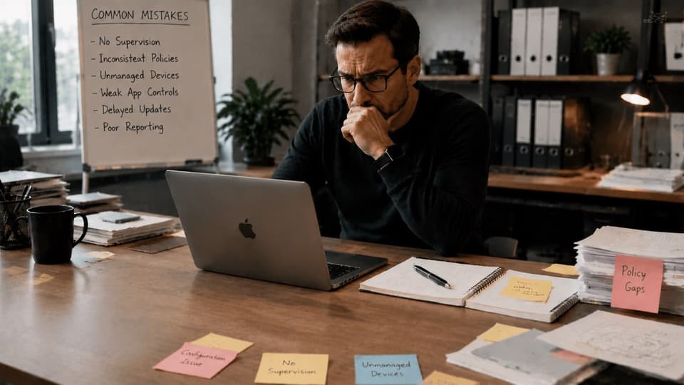 Company-owned versus personal devices
