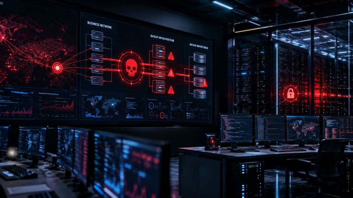Ransomware targeting enterprise backup infrastructure first
