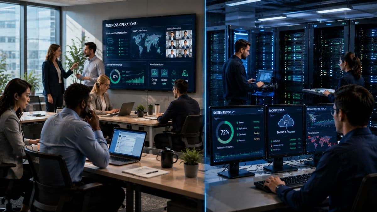 Comparing business continuity and disaster recovery