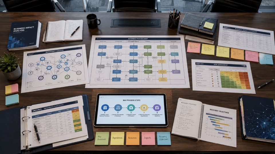 Business impact analysis planning workspace overview