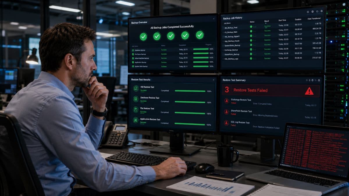 Successful backups hiding critical recovery failures