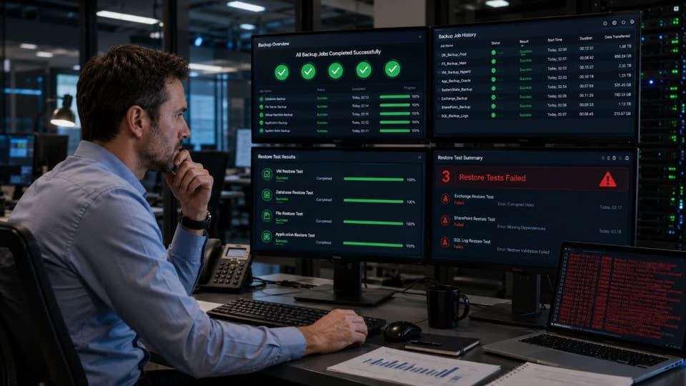 Successful backups hiding critical recovery failures