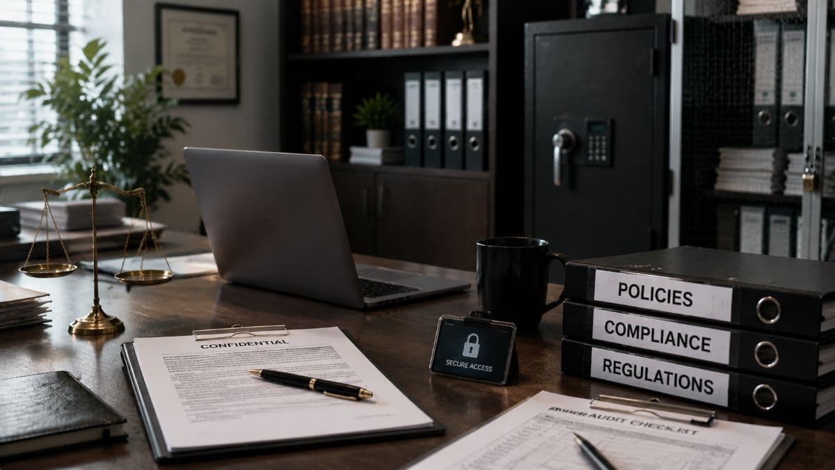 regulated business compliance secure office environment