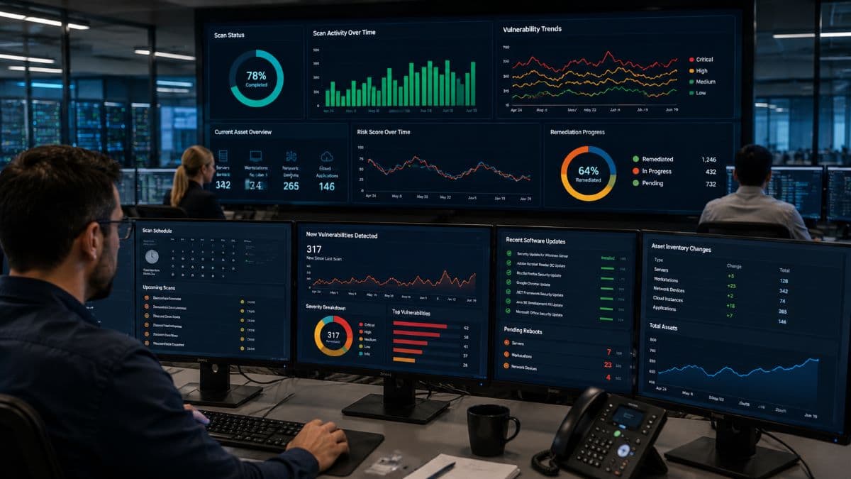 Continuous vulnerability monitoring across enterprise systems