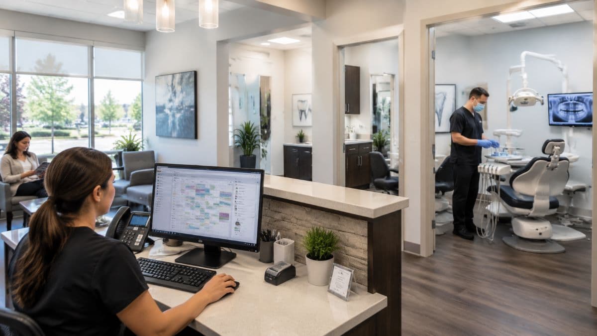 Modern dental clinic technology workflow overview