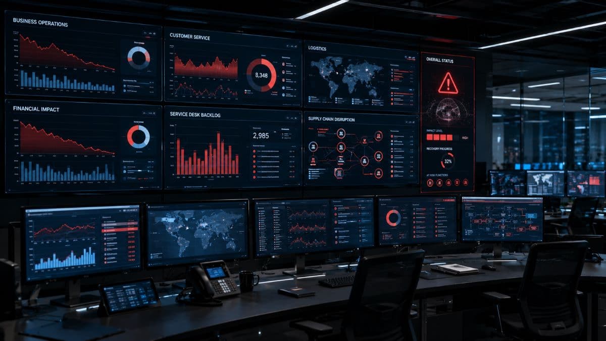 Operational disruption monitoring and impact assessment