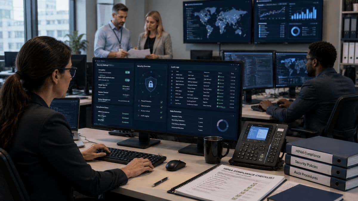 Secure enterprise communications compliance management environment
