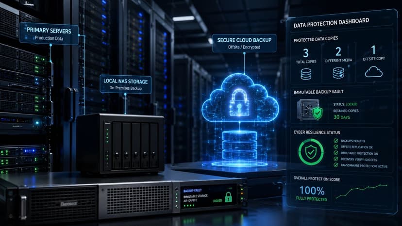 Enterprise data protection and backup infrastructure