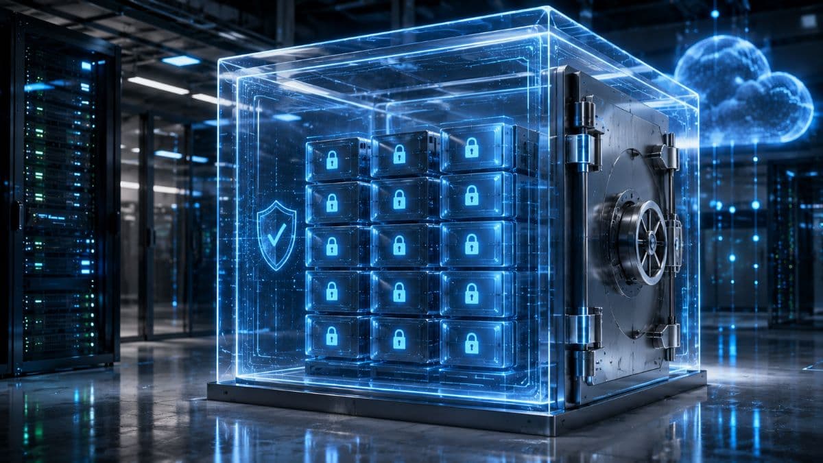 Immutable backup storage protected from deletion