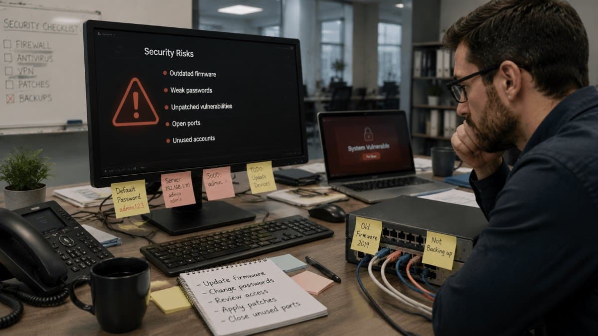 IT security mistakes warning alerts workstation