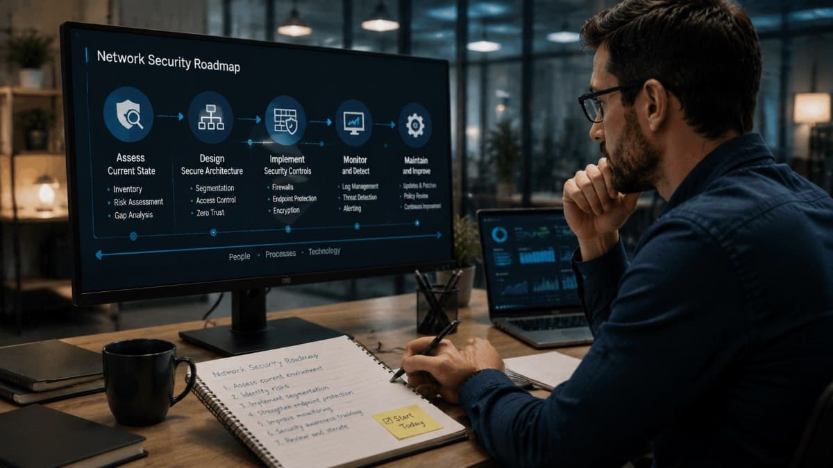 Network security planning roadmap office strategy