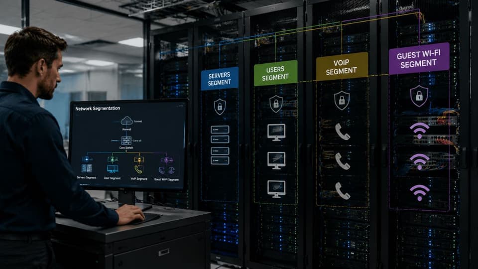 Network segmentation isolated zones data center