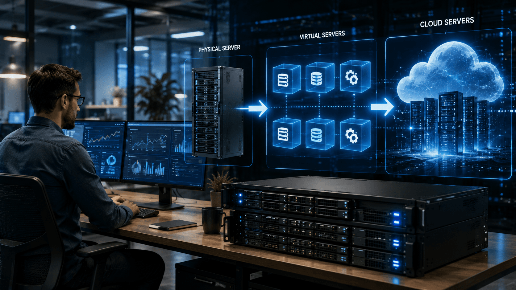Comparing physical virtual and cloud server infrastructure