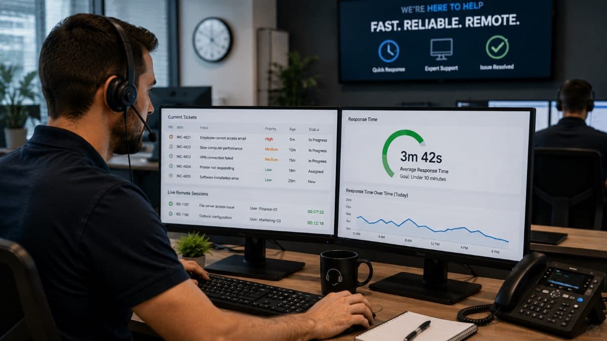 Fast remote support response and resolution