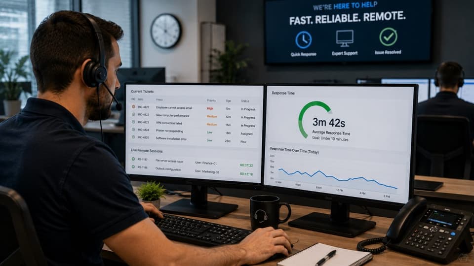 Fast remote support response and resolution