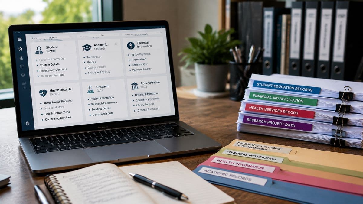 student sensitive academic financial health data